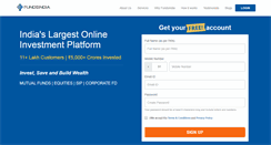 Desktop Screenshot of fundsindia.com